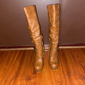 Brown boots